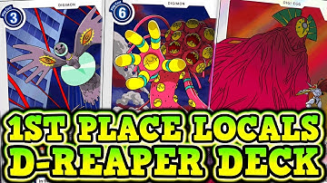 1st Place Locals D-Reaper Deck • Digimon TCG BT11 Format