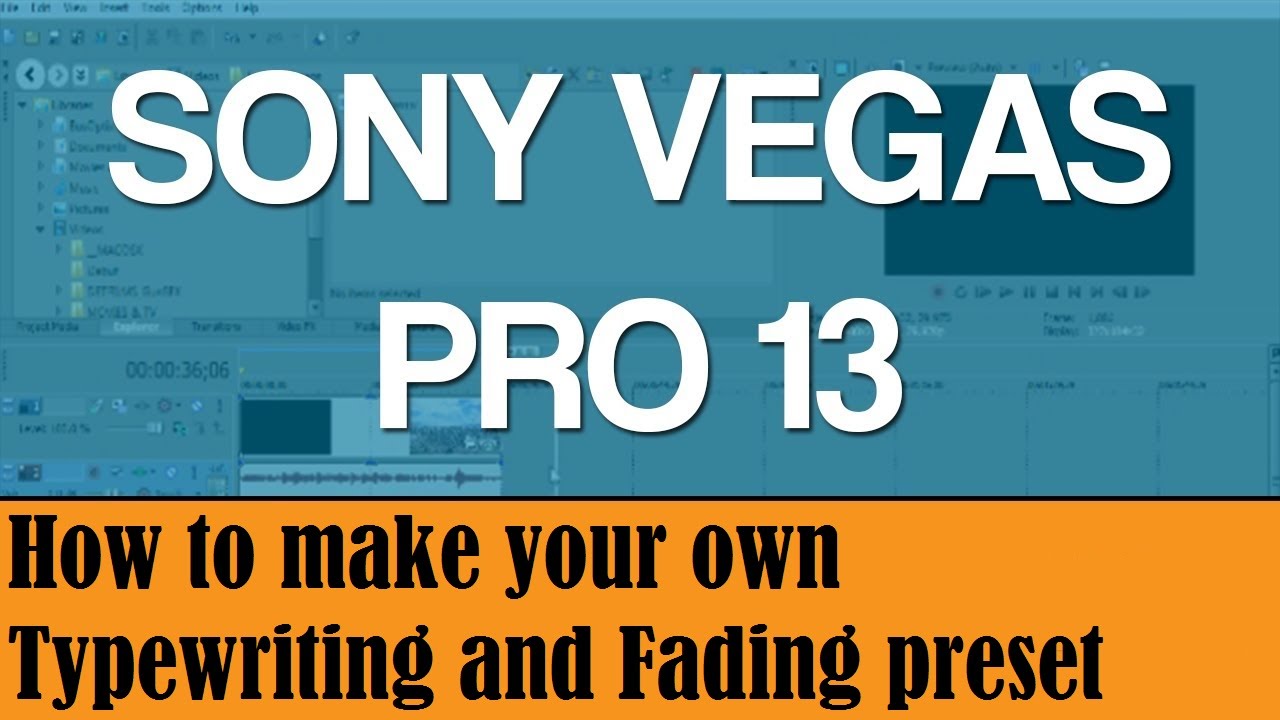 download preset manager sony vegas pro 11