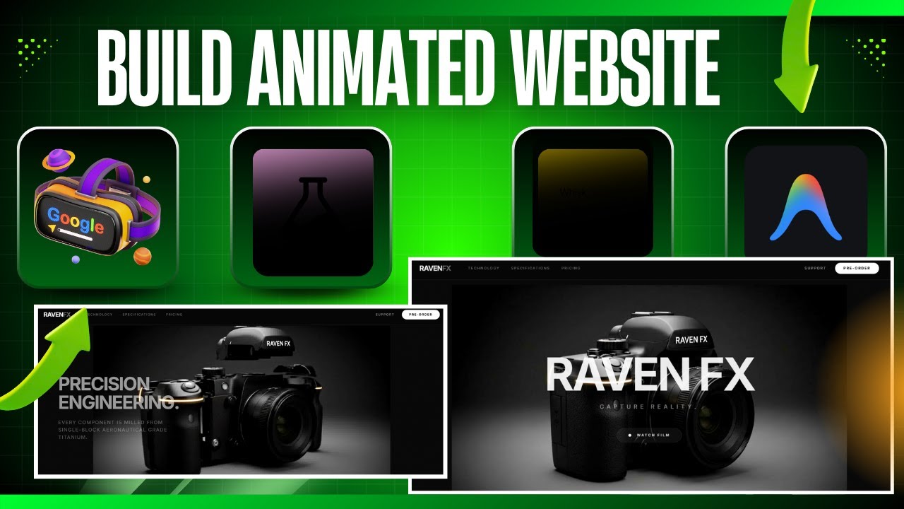 I Built an Award-Wining Animated Website in 10 Minutes Using Google ...