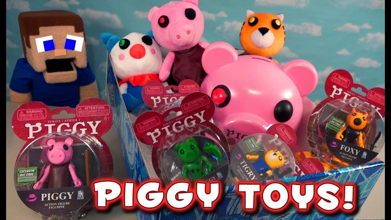 Piggy Roblox Blind Bag Figures Set Official Phatmojo Toys Unboxing Youtube - foxy in a bag roblox