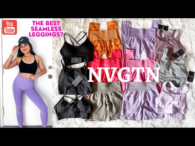 NVGTN TRY ON HAUL & REVIEW, IS IT WORTH THE HYPE?, THE BEST SEAMLESS  LEGGINGS, MAY 15 LAUNCH