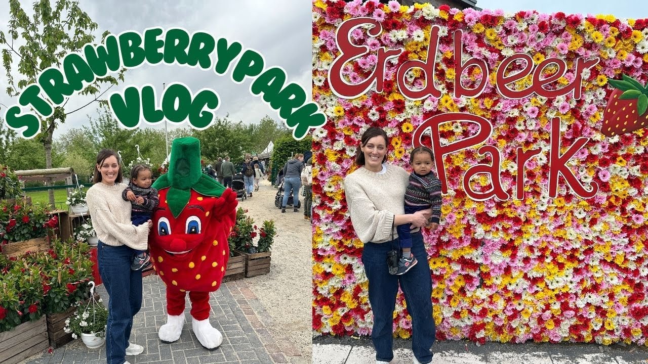 Strawberry Park Festival in Cologne Germany Vlog 🍓🇩🇪 Come with us to explore the fun and food