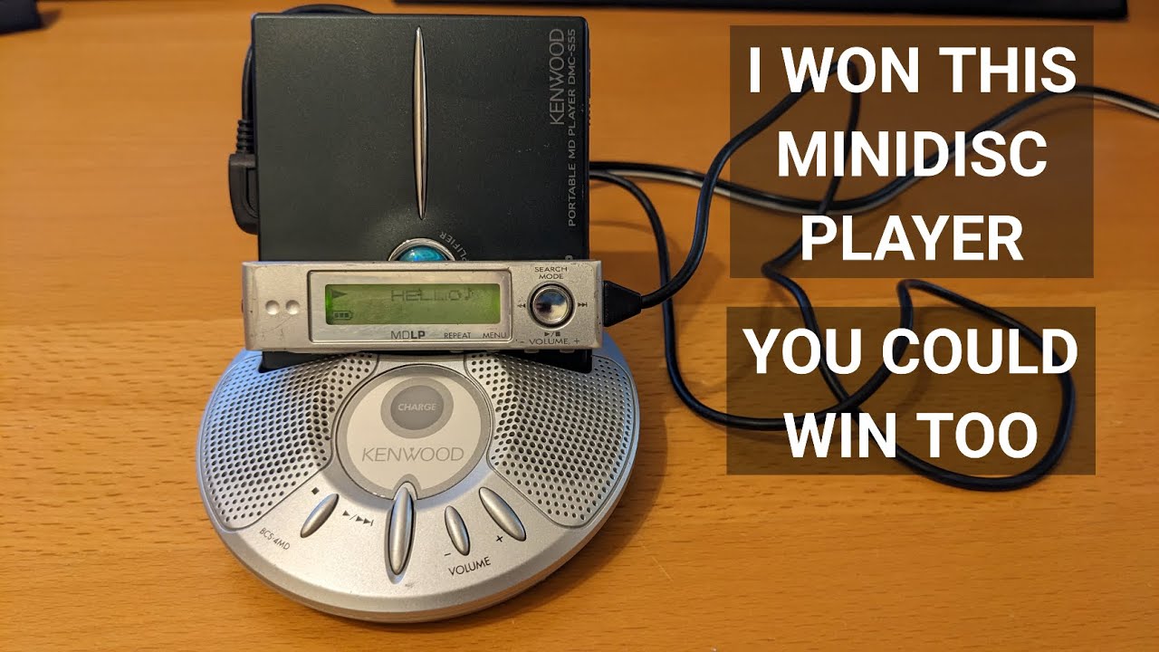 Kenwood Portable MD Player DMC-S55 - YouTube