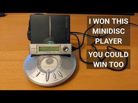 KENWOOD　DMC-T33 POTABLE MD PLAYER KENWOOD DMC-T33 Portable MiniDisc Player MDLP Battery