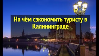 На чём сэкономить туристу в Калининграде