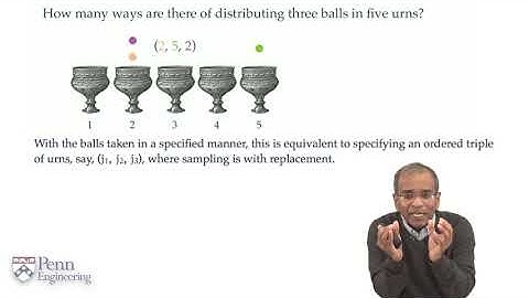Lecture 2.1: b.  Sampling with replacement — [Probability | Santosh S. Venkatesh]