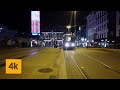 Night Walk Karl Johans Gate | Main Street Oslo Norway | Uncut Walking Video