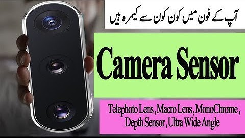 Camera Sensors | Telephoto Lens | Macro Lens | MonoChrome | Depth Sensor | Ultra Wide Angle