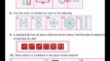 6th std Maths Term 3 Symmetry  Exercise 4.1 in Tamil | 6th Maths Samacheer Kalvi Exercise in Tamil
