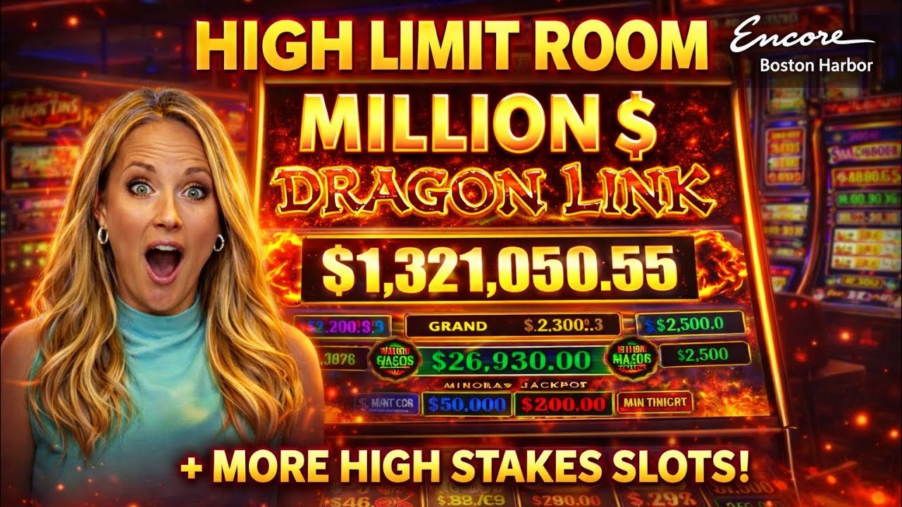 We Started on the MILLION Dollar Dragon Links… Then Hit Other High Limit Slots at Encore! 😳💰