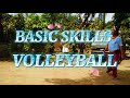 Basic skills in volleyball group 2