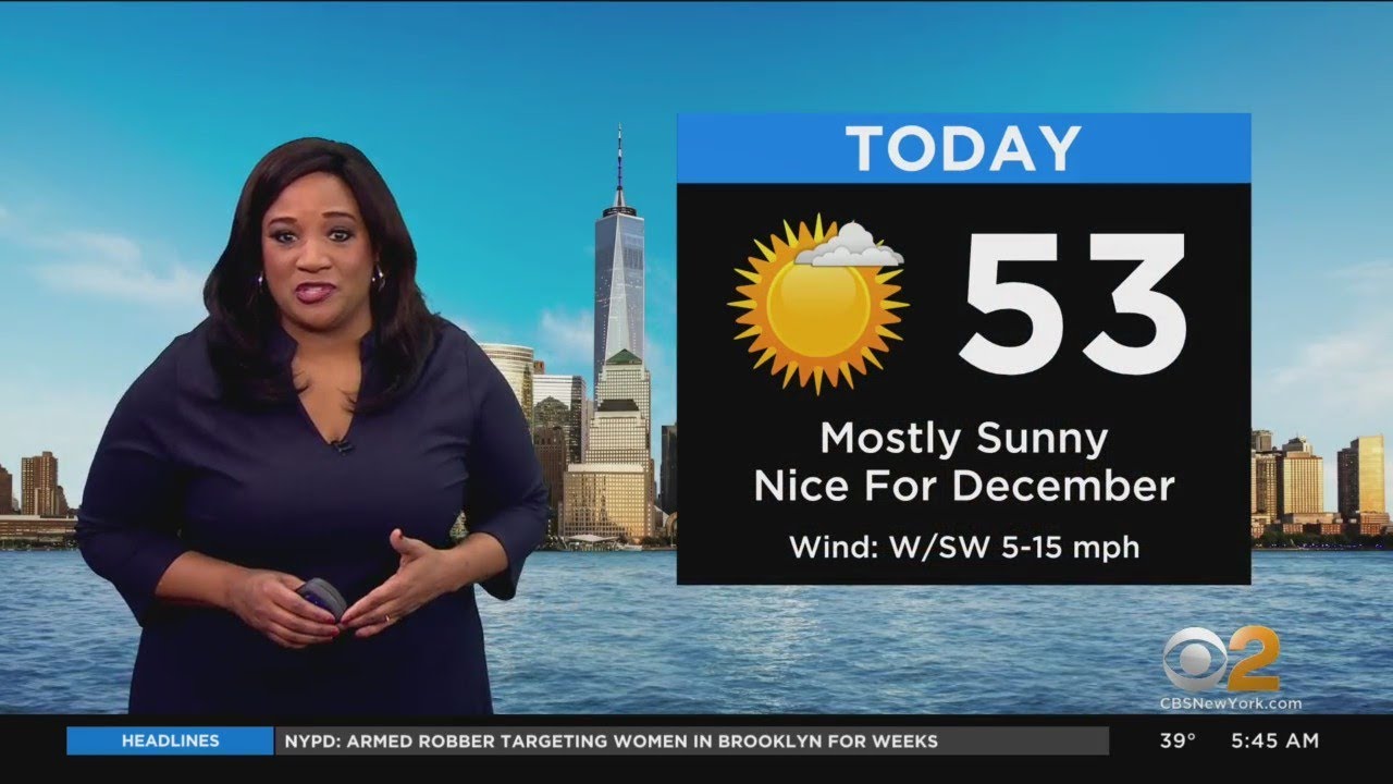 New York Weather: Mild Monday - YouTube