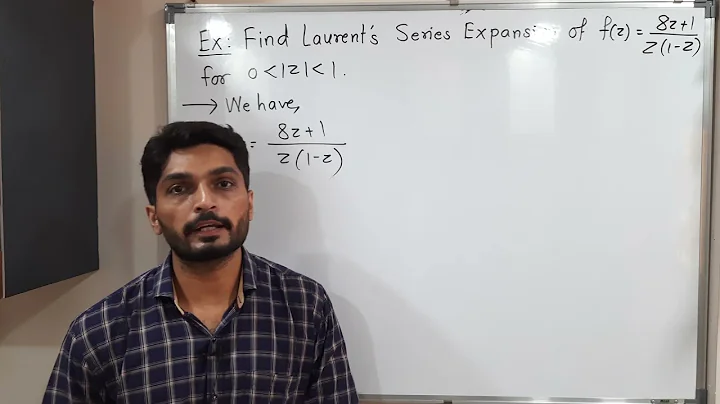 Basic Complex Analysis - Unit 3 - Lecture 13 - Example of Laurent Series