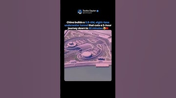 China Opens a 28-KM Mega Link With a 6.8-KM Underwater Tunnel 🤯🌊