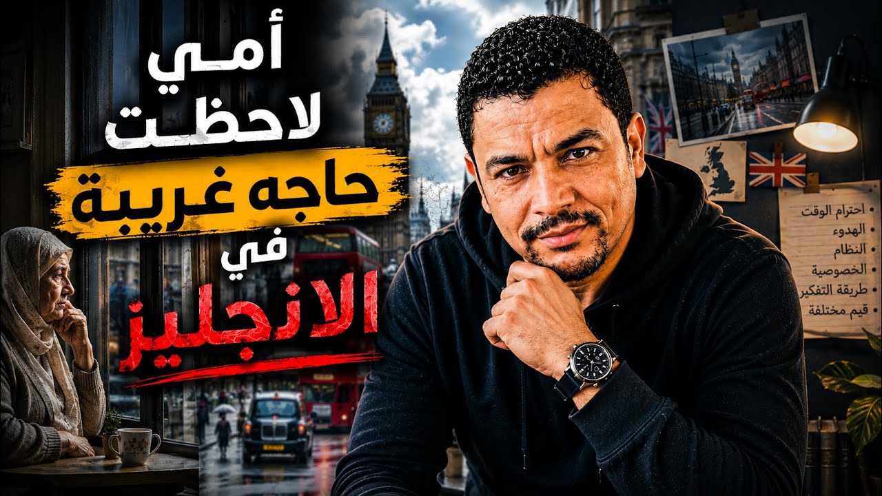 ⁣أمي لاحظت حاجة غريبة في إنجلترا.. شيء اختفى من عندنا 🤷‍♂️
