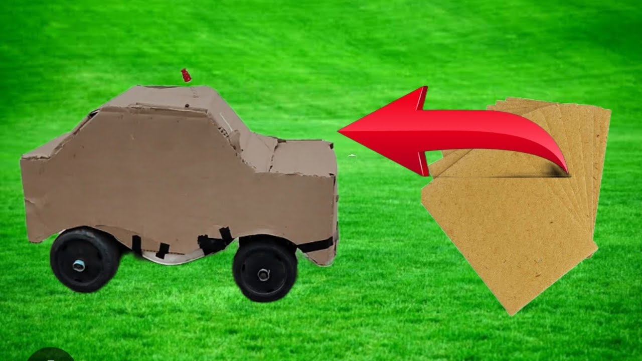 “कार्टबोर्ड और कबाड़ से बनाई पूरी तरह चलने वाली कार! | DIY एक्सपेरिमेंट”