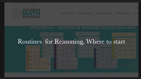 Routines for Reasoning, Where to start