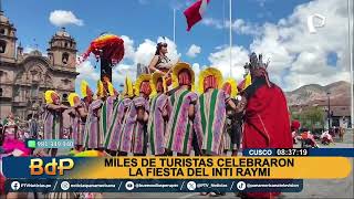 Así se vivió el Inti Raymi 2024: cientos de turistas disfrutaron la Fiesta del Sol en Cusco