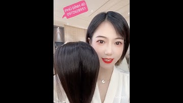Tóc giả có da đầu y như thật khắc phục tóc c em bị thưa mỏng, bết xẹp ạ
