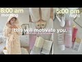 Aesthetic vlogrealistic morning routine productive day in the life healthy habits skincare