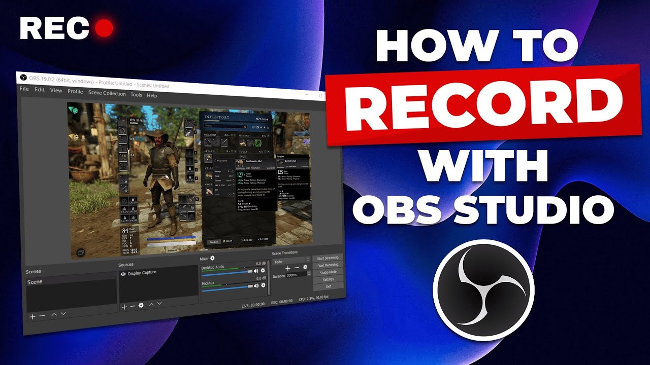 OBS Studio Tutorial How to Record Screen 2023 YouTube