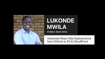 Automate React Site Deployments from GitHub to S3 & CloudFront – Lukonde Mwila