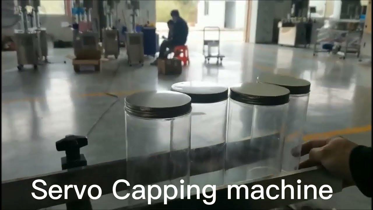 Automatic Servo Capping Machine for Plastic Container, Servo Capper Machine for Jar with