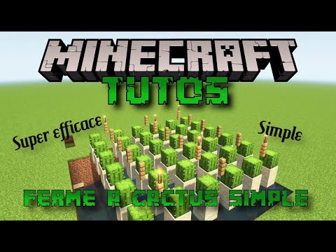 [MINECRAFT - 1.18 TUTORIAL] Super simple cactus farm