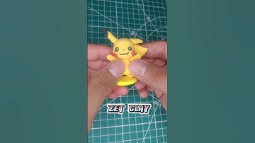 Pikachu clay figure #shorts