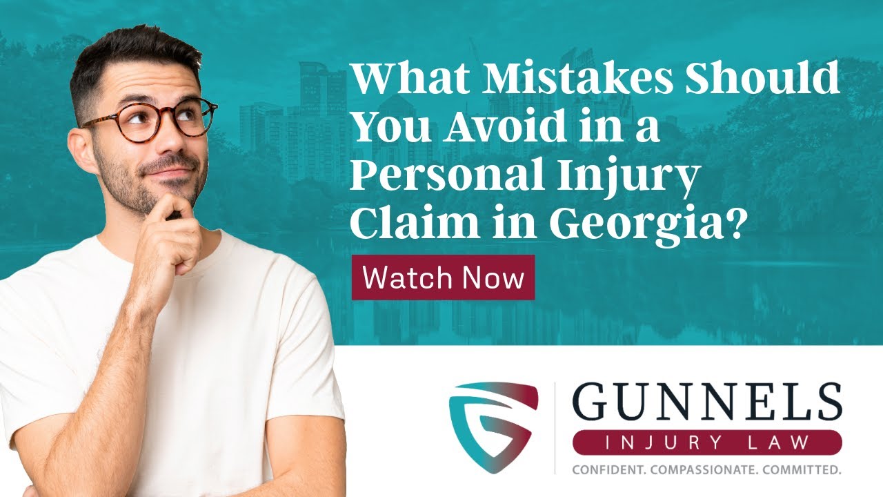 What Mistakes Should You Avoid in a Personal Injury Claim in Georgia? | Get a Free Consultation!