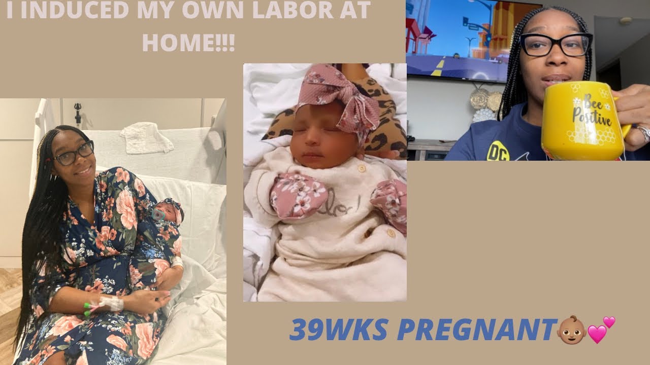 How I induced my labor AT HOME 39weeks pregnant 🤰 castor oil