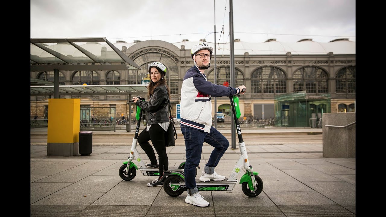 So fahren die EScooter in Dresden YouTube