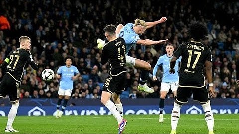 HAALAND CHOCA O MUNDO COM GOL ACROBÁTICO NA CHAMPIONS | MANCHESTER CITY 5 x 0 SPART.....