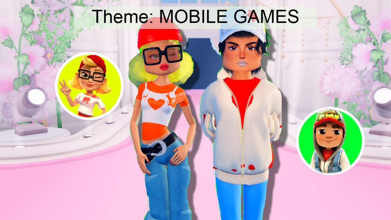 DRESS to IMPRESS, but the theme is MOBILE GAMES.. DRESS to IMPRESS, but the theme is MOBILE GAMES..