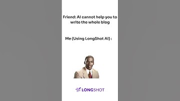 LongShot AI: Writing a Complete Blog with Just a Few Clicks