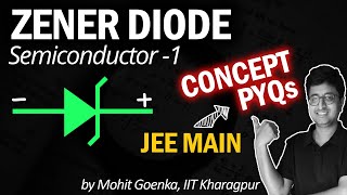 Zener Diode | Zener Breakdown | Semiconductors #1 | Concept and PYQs | JEE Physics