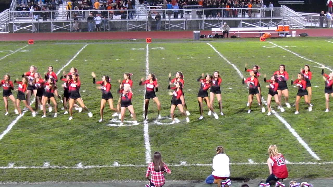 Guilderland High School football & cheer Senior night halftime show