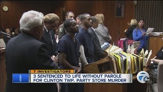 Three sentenced to life in prison