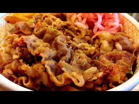 すき家の牛丼とカレー