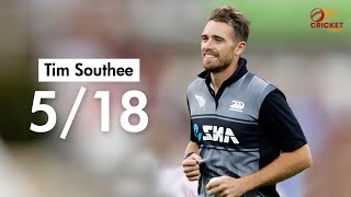 Tim Southee's Magical Spell: 5/18 vs Pakistan [ with Hat Trick ] in 1st T20I 2010