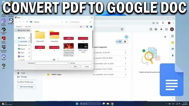 How To Convert a PDF to a Google Doc - Easy Fix