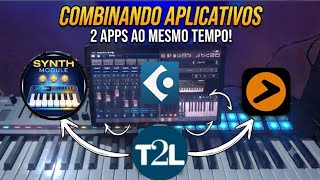 Combining Apps - 2 apps at the same time! #timbre #timbres #keyboardist #keyboard screenshot 2