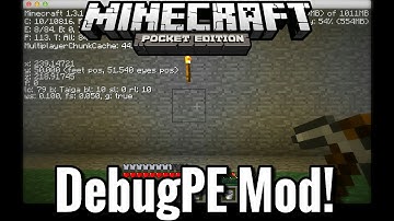DebugPE Mod - Minecraft Pocket Edition - Mod Showcase [0.10.4]