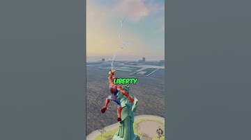 What happens if you cross the boundaries of the map of all the Spiderman games? #spiderman2ps5