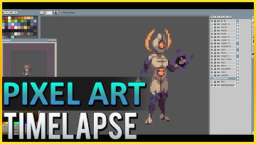 Pixel Art Timelapse: Imitator Demon (The Iron Oath)