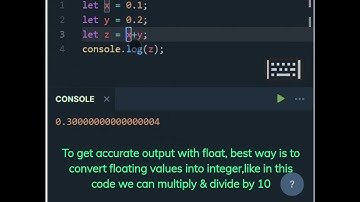 JavaScript Handling Floating Point Values #shorts  #javascript  #programming  #coding