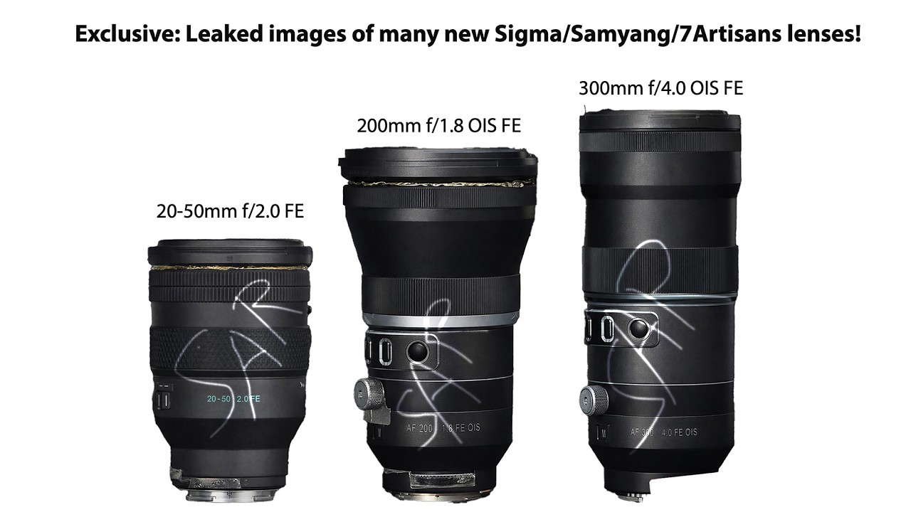Exclusive first leaked images of the new Samyang super fast lenses