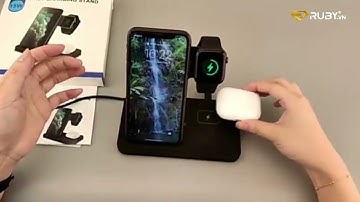 Bộ sạc nhanh không dây 3 trong 1 Xixa B381 | Tích hợp 3 tính năng hữu dụng