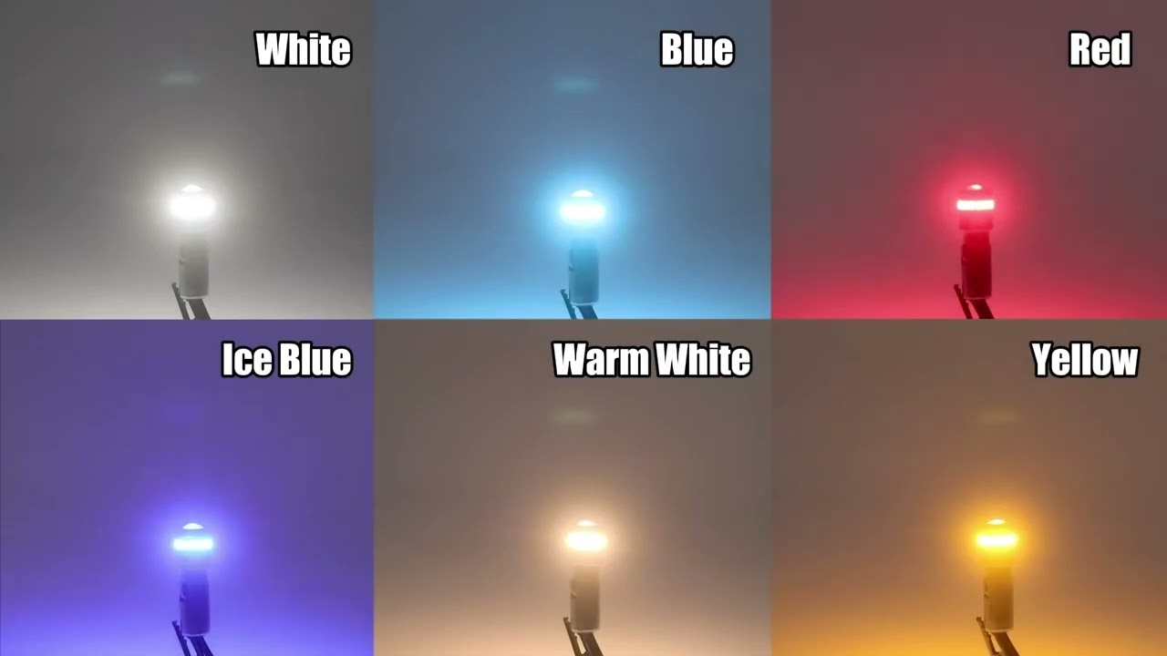 2x Car Auto BA9S Bax9s BAY9S Led T4W Wedge W5W 3030 Chip Led Interi