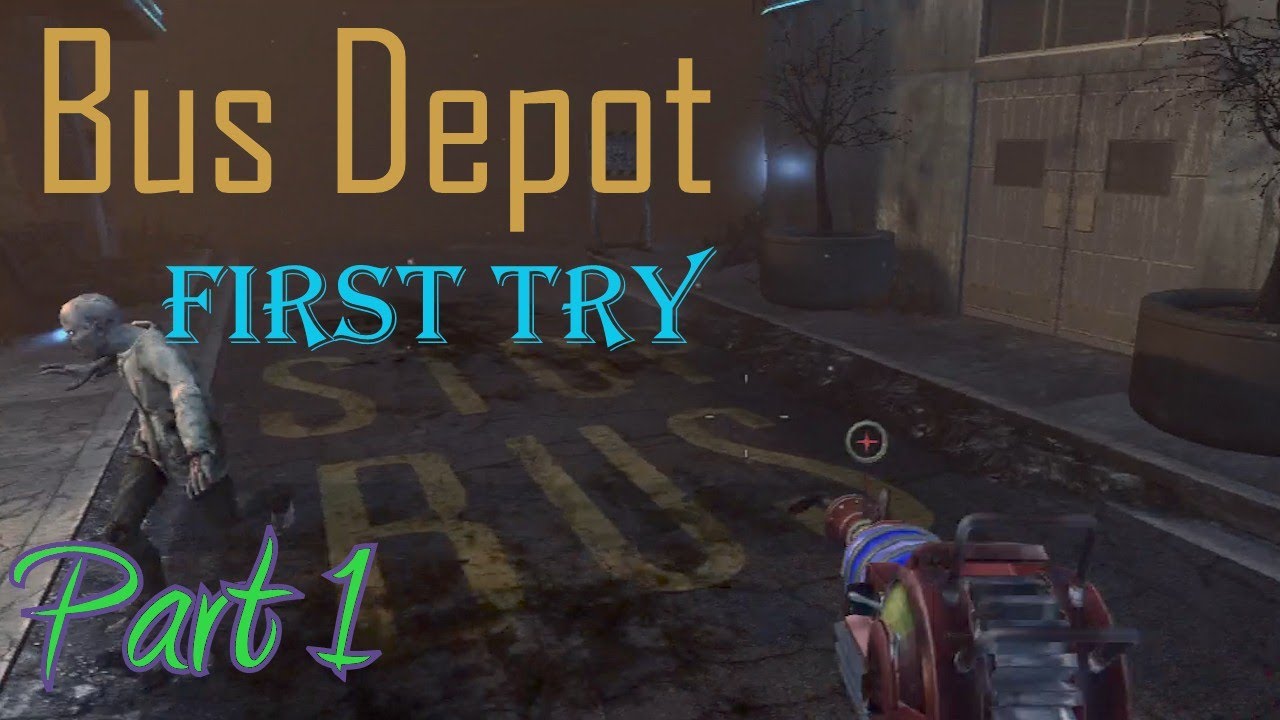 Survival on Bus Depot First Try on the map Black Ops 2 Zombies